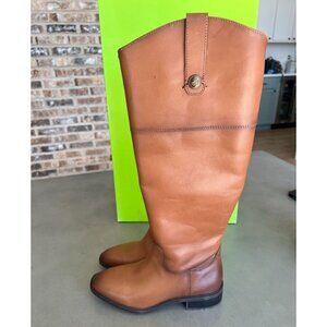 Sam Edelman Drina Women's Leather Knee High Boots Whiskey Size 6